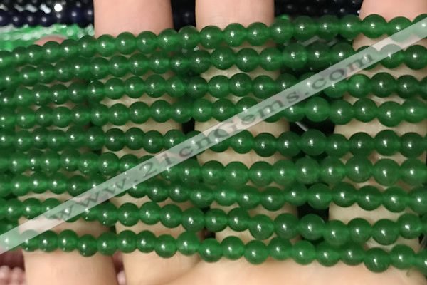 CCN6003 15.5 inches 4mm round candy jade beads Wholesale