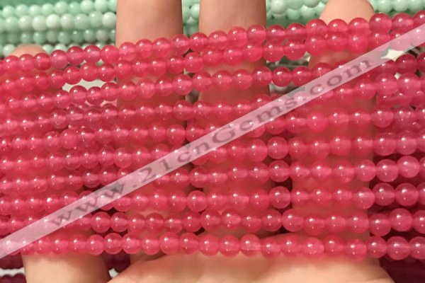 CCN6007 15.5 inches 4mm round candy jade beads Wholesale