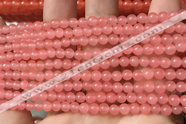 CCN6011 15.5 inches 4mm round candy jade beads Wholesale