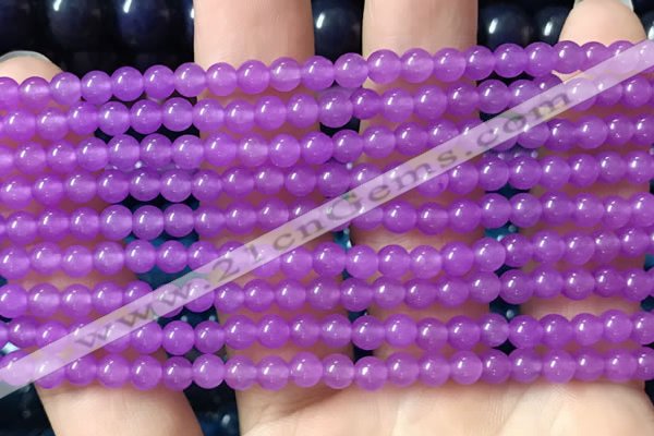 CCN6028 15.5 inches 4mm round candy jade beads Wholesale