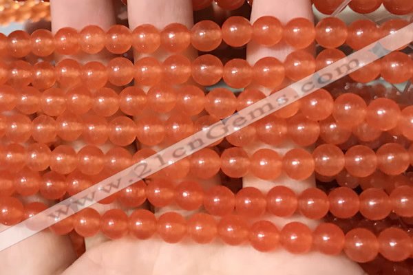 CCN6048 15.5 inches 6mm round candy jade beads Wholesale