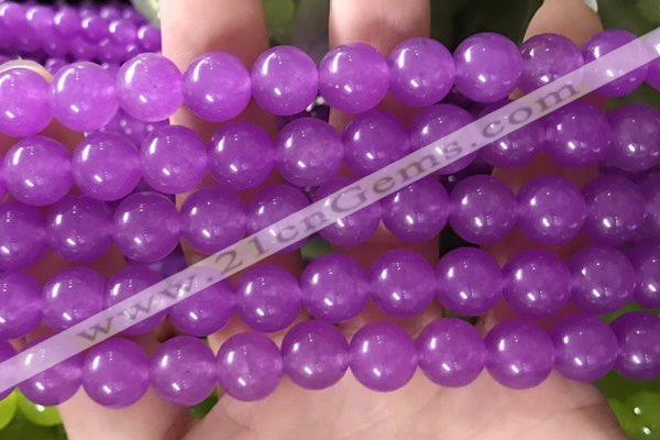 CCN6066 15.5 inches 10mm round candy jade beads Wholesale