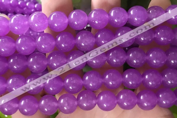 CCN6067 15.5 inches 12mm round candy jade beads Wholesale