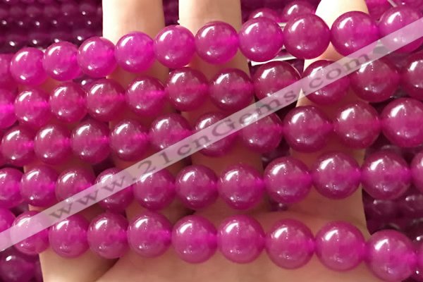 CCN6069 15.5 inches 8mm round candy jade beads Wholesale