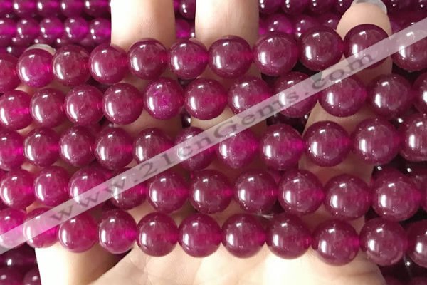 CCN6074 15.5 inches 10mm round candy jade beads Wholesale