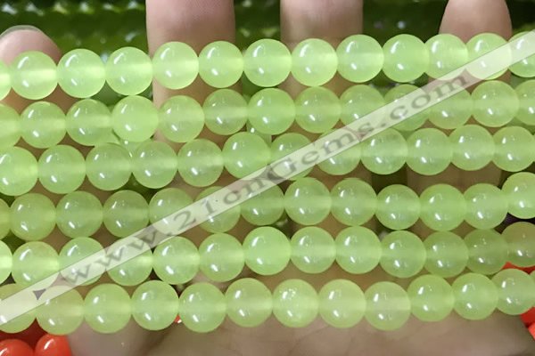 CCN6100 15.5 inches 8mm round candy jade beads Wholesale