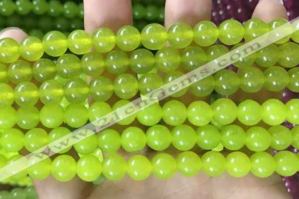 CCN6101 15.5 inches 6mm round candy jade beads Wholesale