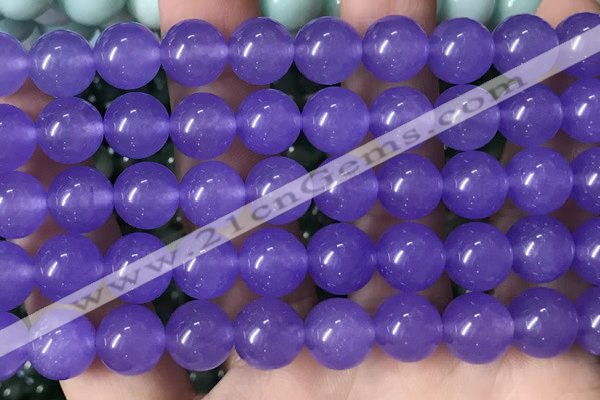 CCN6160 15.5 inches 12mm round candy jade beads Wholesale