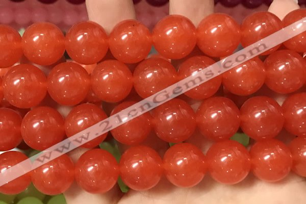 CCN6180 15.5 inches 14mm round candy jade beads Wholesale