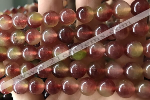 CCN6203 15.5 inches 10mm round candy jade beads Wholesale