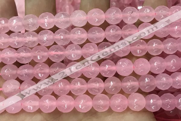 CCN6340 6mm, 8mm, 10mm, 12mm & 14mm faceted round candy jade beads