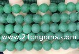 CCN6364 15.5 inches 6mm, 8mm, 10mm & 12mm round matte candy jade beads