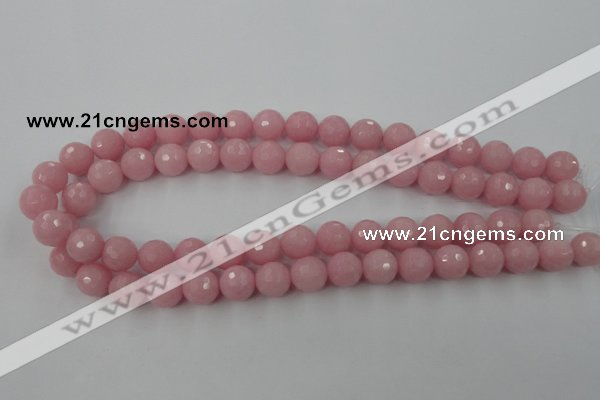 CCN752 15.5 inches 4mm faceted round candy jade beads wholesale