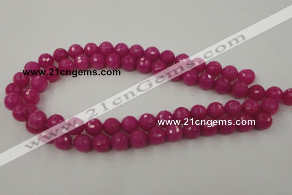 CCN754 15.5 inches 4mm faceted round candy jade beads wholesale