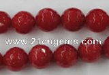 CCN756 15.5 inches 4mm faceted round candy jade beads wholesale