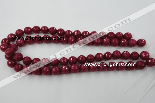 CCN757 15.5 inches 4mm faceted round candy jade beads wholesale