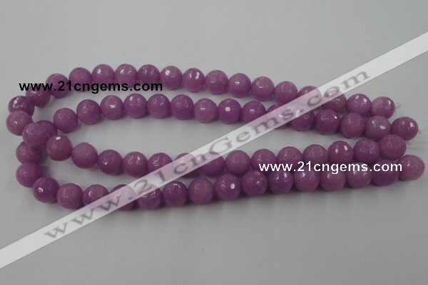 CCN761 15.5 inches 4mm faceted round candy jade beads wholesale