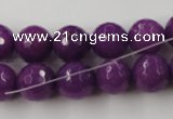 CCN762 15.5 inches 4mm faceted round candy jade beads wholesale