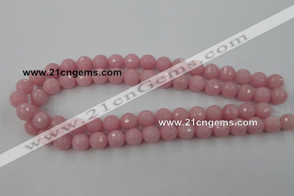 CCN769 15.5 inches 6mm faceted round candy jade beads wholesale