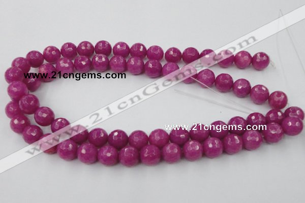 CCN772 15.5 inches 6mm faceted round candy jade beads wholesale