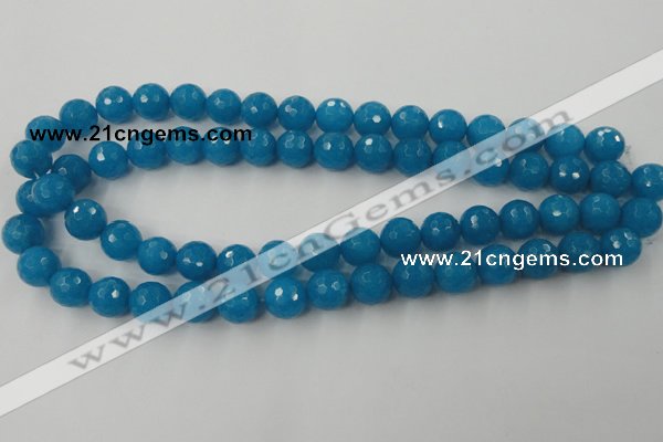 CCN781 15.5 inches 6mm faceted round candy jade beads wholesale