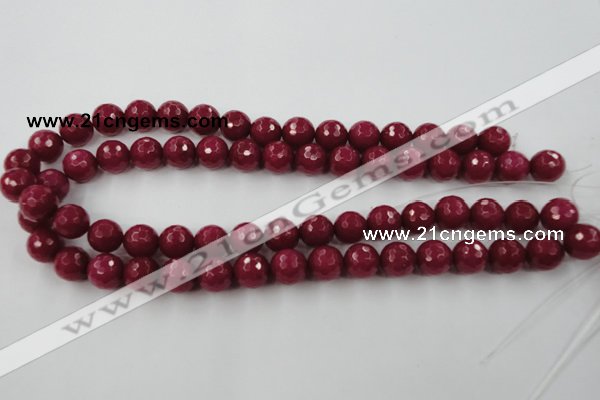 CCN791 15.5 inches 8mm faceted round candy jade beads wholesale