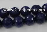 CCN799 15.5 inches 8mm faceted round candy jade beads wholesale