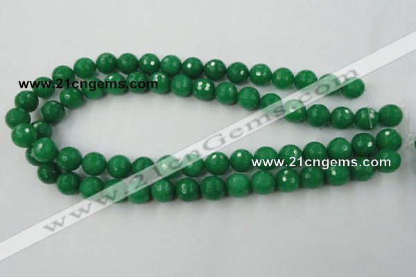 CCN814 15.5 inches 10mm faceted round candy jade beads wholesale