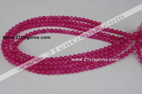 CCN82 15.5 inches 6mm round candy jade beads wholesale