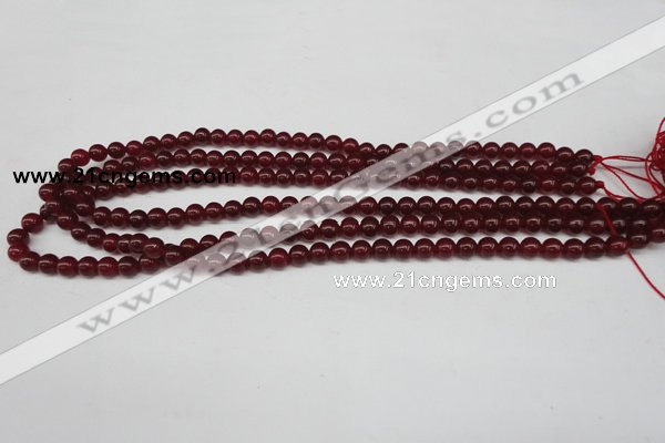 CCN83 15.5 inches 6mm round candy jade beads wholesale