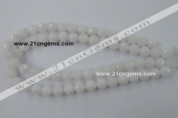 CCN853 15.5 inches 16mm faceted round candy jade beads