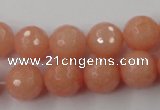CCN860 15.5 inches 16mm faceted round candy jade beads