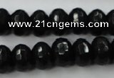 CCN927 15.5 inches 10*14mm faceted rondelle candy jade beads