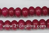 CCN93 15.5 inches 8*12mm rondelle candy jade beads wholesale