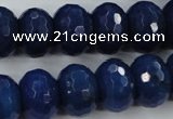 CCN940 15.5 inches 12*16mm faceted rondelle candy jade beads