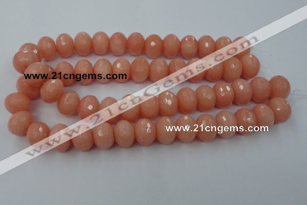 CCN944 15.5 inches 14*18mm faceted rondelle candy jade beads