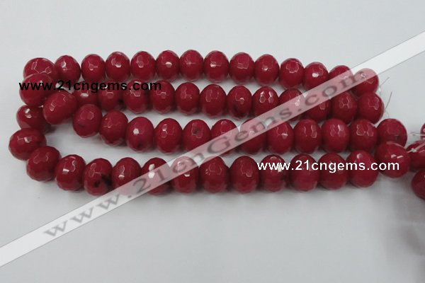 CCN947 15.5 inches 14*18mm faceted rondelle candy jade beads