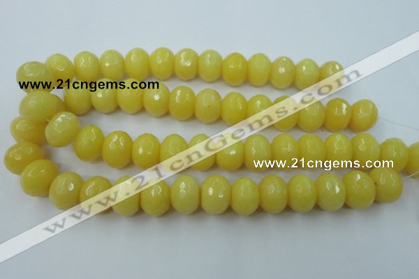 CCN948 15.5 inches 14*18mm faceted rondelle candy jade beads