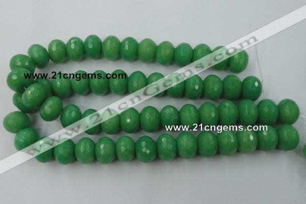 CCN950 15.5 inches 14*18mm faceted rondelle candy jade beads