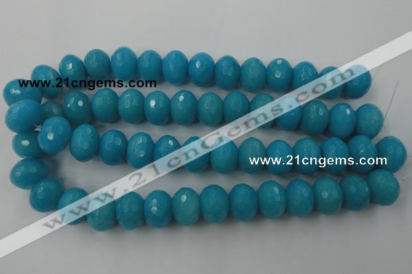 CCN951 15.5 inches 14*18mm faceted rondelle candy jade beads