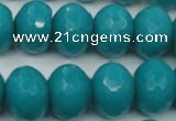 CCN952 15.5 inches 14*18mm faceted rondelle candy jade beads