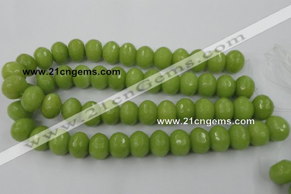 CCN953 15.5 inches 14*18mm faceted rondelle candy jade beads