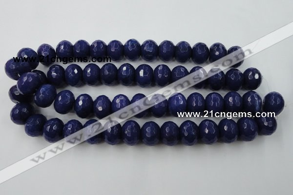 CCN955 15.5 inches 14*18mm faceted rondelle candy jade beads