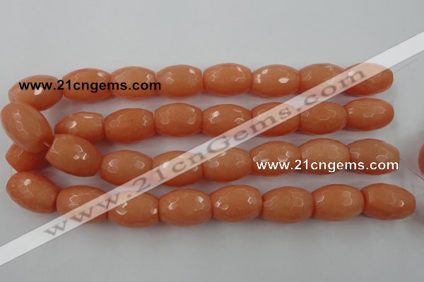 CCN959 15.5 inches 18*25mm faceted drum candy jade beads