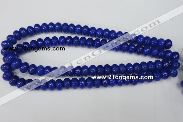 CCN96 15.5 inches 8*12mm rondelle candy jade beads wholesale