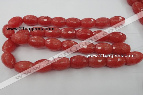 CCN960 15.5 inches 18*25mm faceted drum candy jade beads