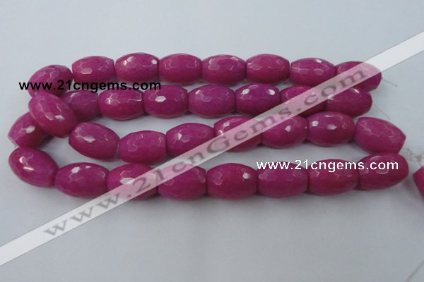CCN962 15.5 inches 18*25mm faceted drum candy jade beads