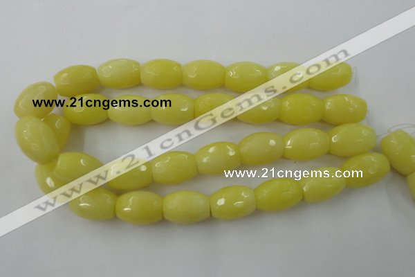 CCN964 15.5 inches 18*25mm faceted drum candy jade beads