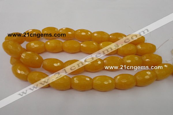 CCN965 15.5 inches 18*25mm faceted drum candy jade beads