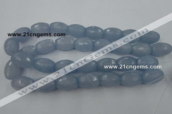 CCN966 15.5 inches 18*25mm faceted drum candy jade beads